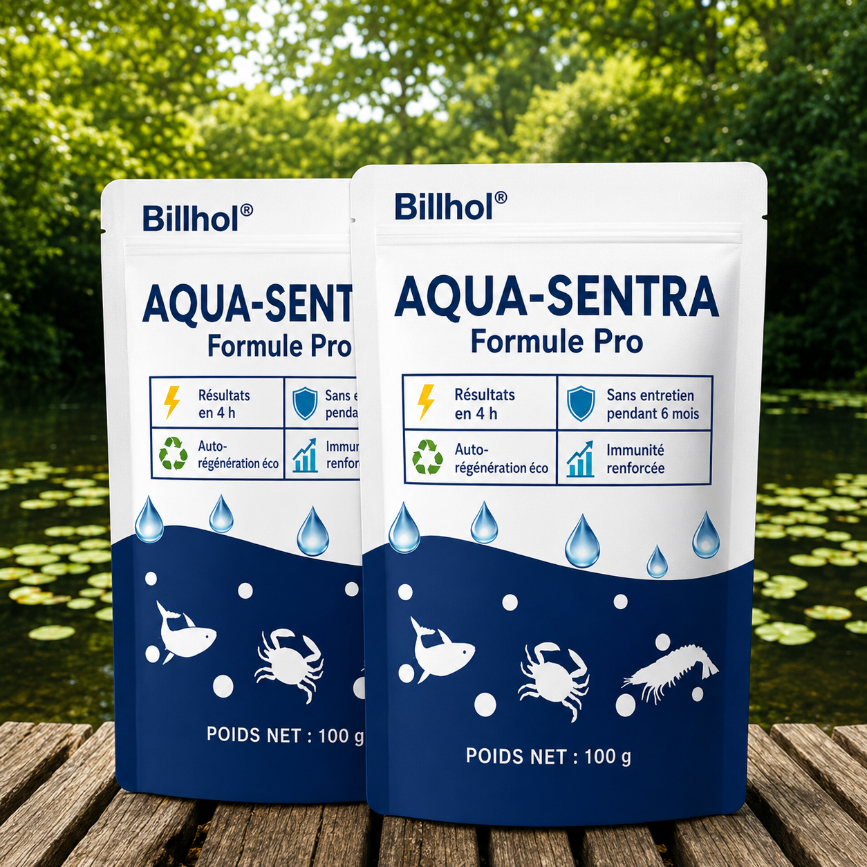 Billhol® 🌸Aqua-Sentra Pro Formula – Fini les cauchemars d’algues, restaurez rapidement la beauté de votre bassin !🌸