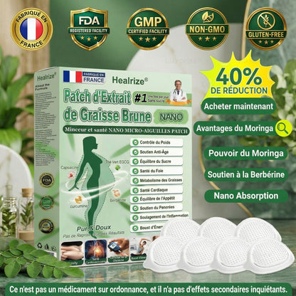 𝑶𝒇𝒇𝒊𝒄𝒊𝒂𝒍 𝑩𝒐𝒖𝒕𝒊𝒒𝒖𝒆✨ | 𝐇𝐞𝐚𝐥𝐫𝐢𝐳𝐞® Patch Microneedle Nanométrique à Extrait de Tissu Adipeux Brun (𝙐𝙣𝙚 𝙛𝙤𝙞𝙨 𝙥𝙖𝙧 𝙟𝙤𝙪𝙧, 𝙘𝙝𝙖𝙣𝙜𝙚𝙢𝙚𝙣𝙩𝙨 𝙫𝙞𝙨𝙞𝙗𝙡𝙚𝙨 𝙚𝙣 7 𝙟𝙤𝙪𝙧𝙨)🐦005