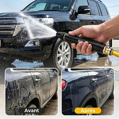 💥50 % de réduction — Dernier jour丨Billhol® 🏆Pistolet à eau haute pression pour lavage de voiture à domicile, indispensable pour arroser les plantes et les légumes, ainsi que pour laver la voiture.🐱01