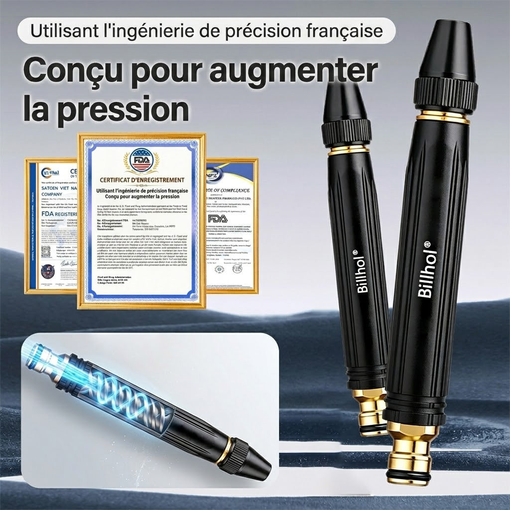 💥50 % de réduction — Dernier jour丨Billhol® 🏆Pistolet à eau haute pression pour lavage de voiture à domicile, indispensable pour arroser les plantes et les légumes, ainsi que pour laver la voiture.🐱01