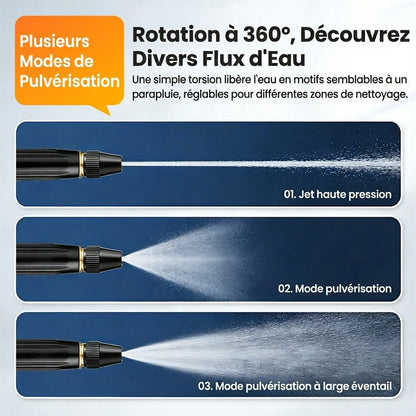 💥50 % de réduction — Dernier jour丨Billhol® 🏆Pistolet à eau haute pression pour lavage de voiture à domicile, indispensable pour arroser les plantes et les légumes, ainsi que pour laver la voiture.🐱01