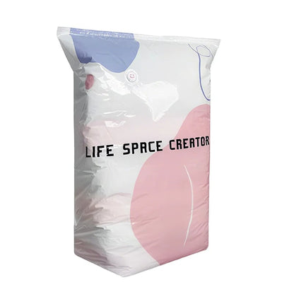 Large-capacity no-pump vacuum storage bag