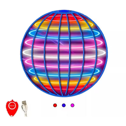 🌍 Fliegender Boomerang-UFO-Spinner – 360° LED-Schwebeball mit Handsteuerung